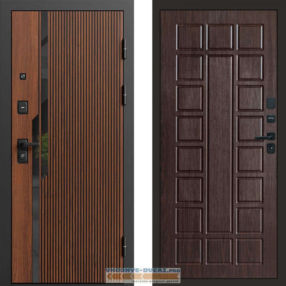 Входная дверь Флекс Бетон Престиж Венге